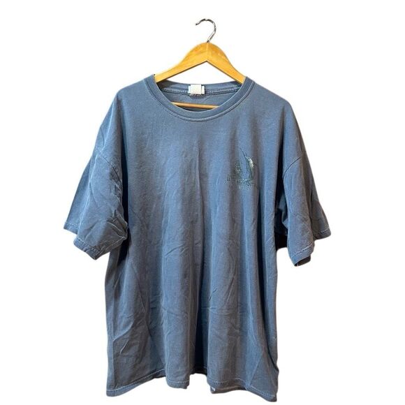 World Wide Sportsmen Men’s XXL Blue Purple Short Sleeve Shirt - Picture 1 of 7